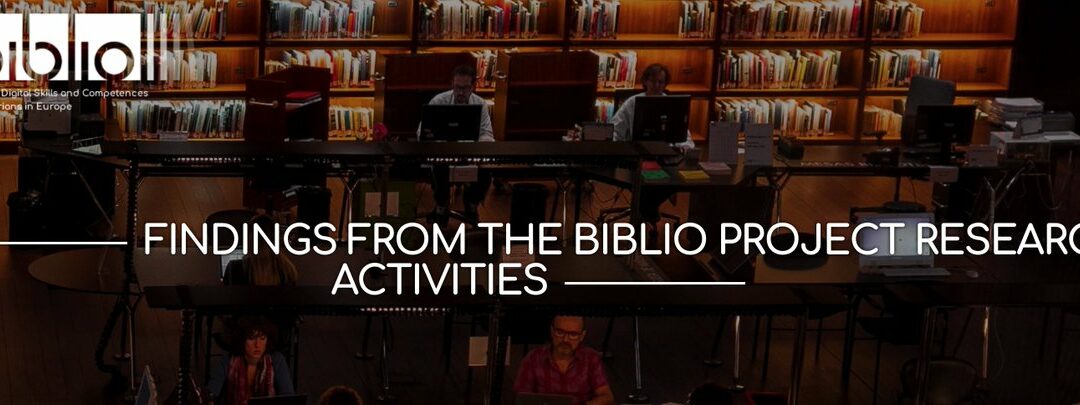 Findings from the research phase of the BIBLIO project